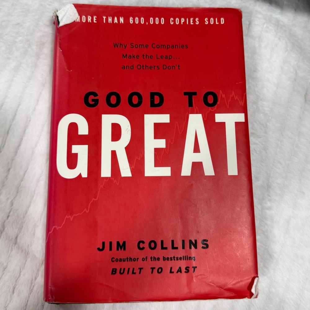 Good to Great by Jim Collins Hardcover Business Management Book 0066620996